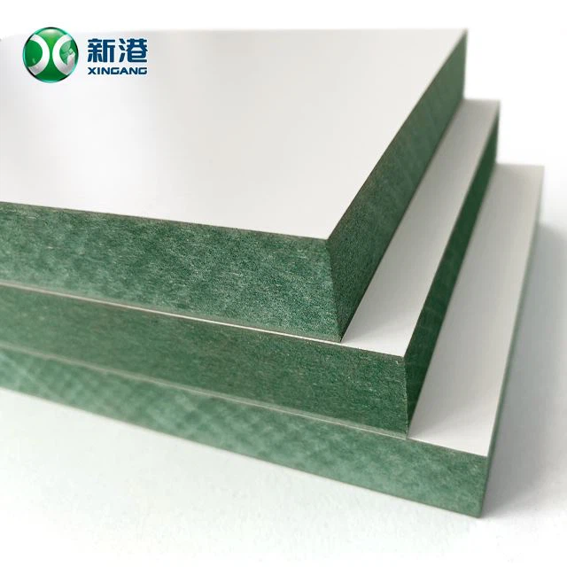 12 /15 /18 mm HMR MDF Aħdar Reżistenti għall-Ilma Mdf Melamina MDF Bord 1220x2440X18mm, 1830x3660X18mm
