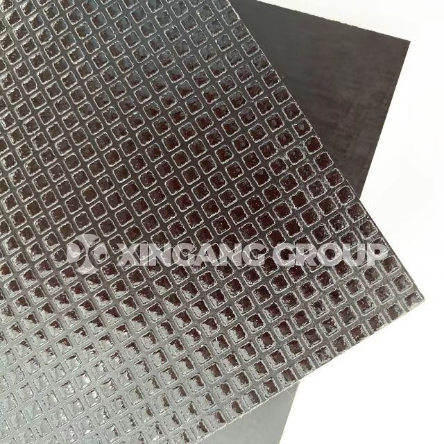 15mm 18mm Wiremesh Film Faced Plywood Anti-slip Black Film Faced Plywood For Floor
