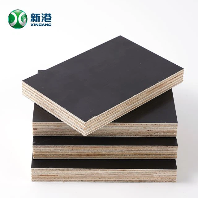 18mm Wbp Melamine Glue Black Brown Film Faced Shuttering Plywood For Construction