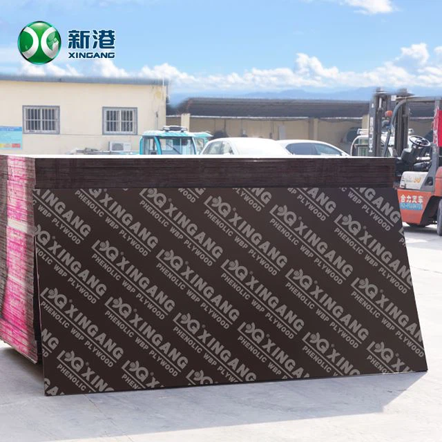 1220x2440mm Concrete Formwork 18MM/20mm Birch Pine Poplar Anti-slip Film Faced Plywood