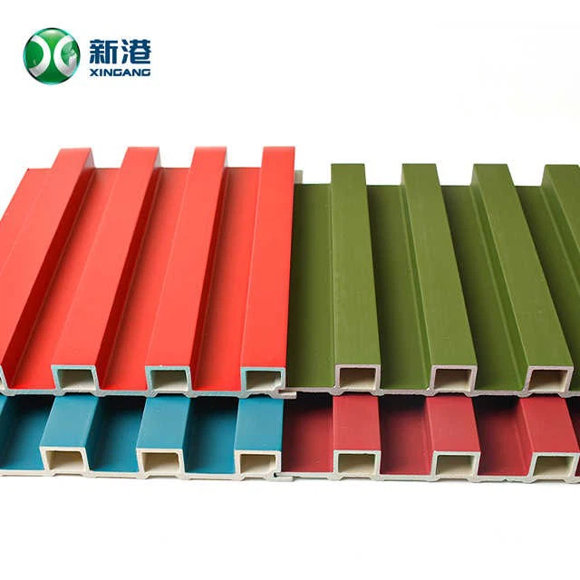 Easy Install Walnut Eco Wood Laminate Decorative Wall Cladding WPC Panel