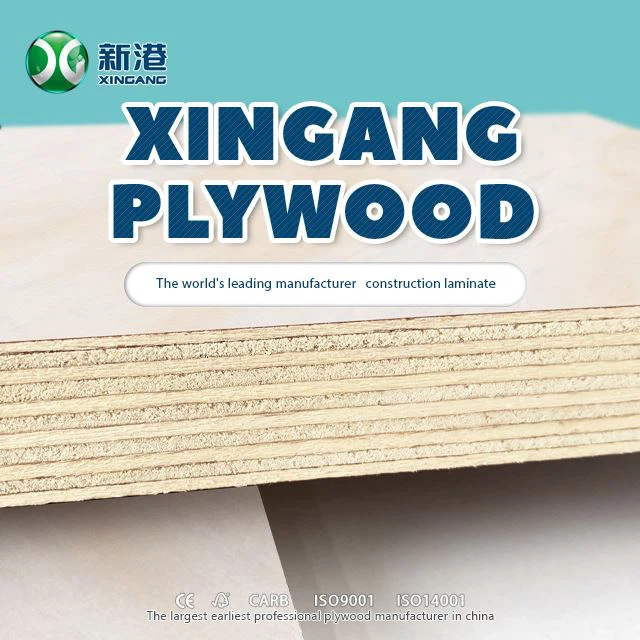 Hight Quality E1 Level 2mm 4mm 6mm15mm 18mm Plywood Poplar Commercial Plywood
