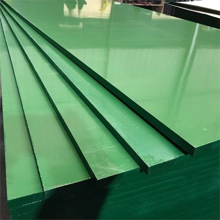 PP Plastic Green Film Faced Plywood/Baħar Plywood/Kostruzzjoni Bordijiet FormworkS