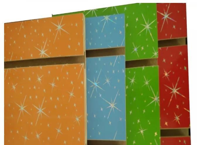Aluminium Slatwall Slat Wall Panel Slotted Groove Wall Panel MDF Board