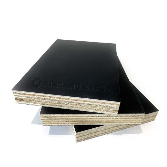 18mm Żewġ darbiet Istampa sħuna bil-Plywood tal-qalba tal-luq iffaċċjat